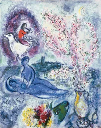 Chagall, Die Mandelbäume Chagall, Die Mandelbäume