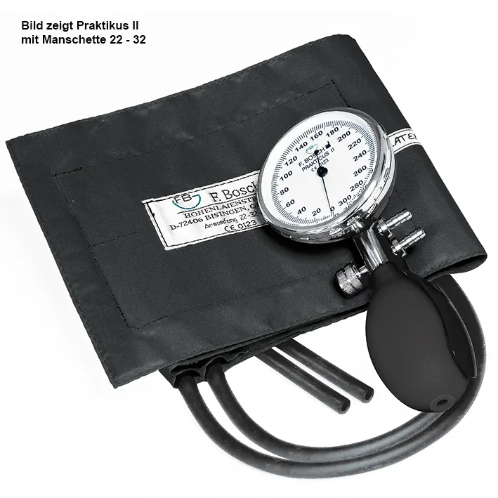 Prakticus II Blutdruckmessgerät 68 mm 2-Schlauch, kpl. im Etui Prakticus II Blutdruckmessgerät 68 mm 2-Schlauch, kpl. im Etui
