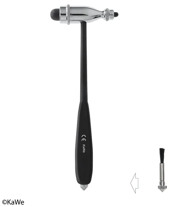 Reflexhammer nach Troemner, schwer, mit kpl. schwarzem Kunststoffgriff Reflexhammer nach Troemner, schwer, mit kpl. schwarzem Kunststoffgriff