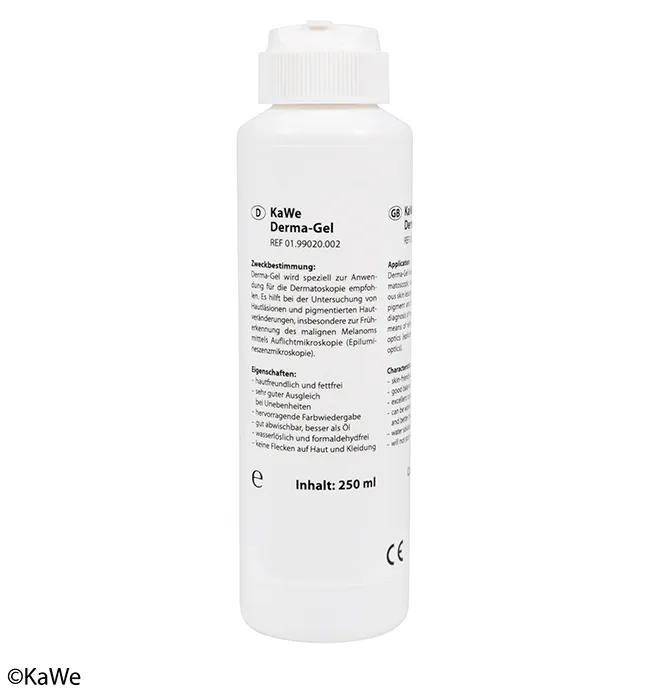 KaWe Derma-Gel 250 ml, Dermatoskop-Gel (5 Stk.) KaWe Derma-Gel 250 ml, Dermatoskop-Gel (5 Stk.)