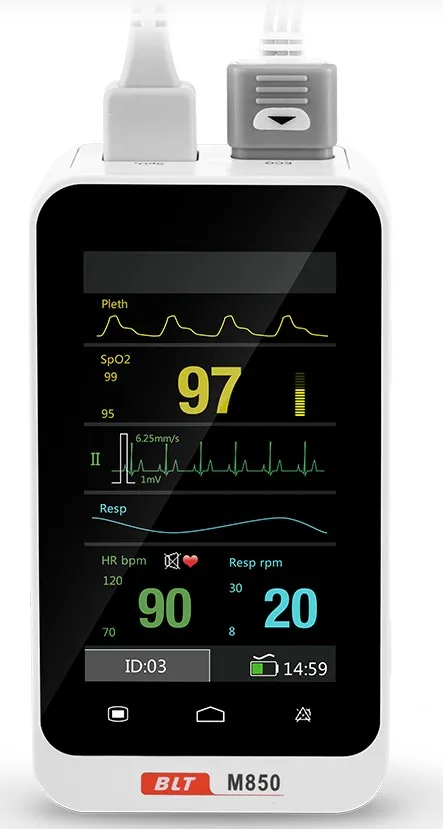 Hand-Pulsoximeter M850 mit 3-Kanal EKG Hand-Pulsoximeter M850 mit 3-Kanal EKG