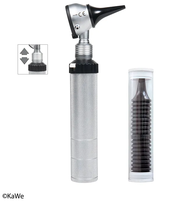 KaWe EUROLIGHT C30 Otoskop 2,5 V, VL, Griff C mit Clic-Verschluss KaWe EUROLIGHT C30 Otoskop 2,5 V, VL, Griff C mit Clic-Verschluss