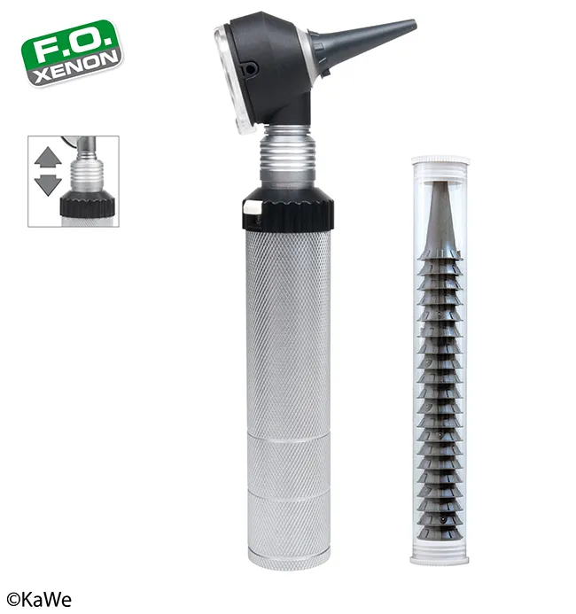 KaWe COMBILIGHT F.O. 30 Otoskop XL, 2,5 V, Griff C mit Clic-Verschluss KaWe COMBILIGHT F.O. 30 Otoskop XL, 2,5 V, Griff C mit Clic-Verschluss
