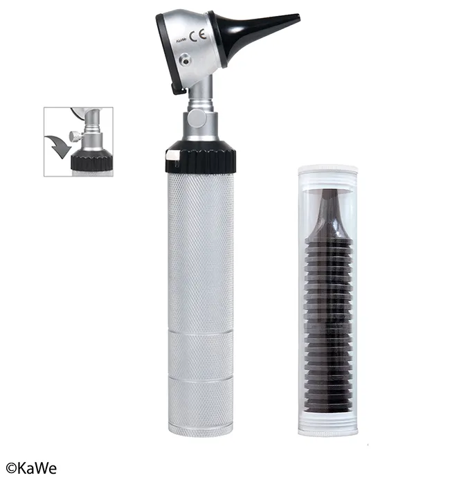 KaWe EUROLIGHT C10 Otoskop 2,5 V, VL, Griff C mit Schraubverschluss KaWe EUROLIGHT C10 Otoskop 2,5 V, VL, Griff C mit Schraubverschluss