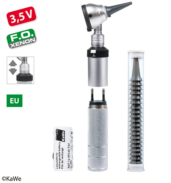 KaWe EUROLIGHT F.O. 30 Otoskop; XL, 3,5 V KaWe EUROLIGHT F.O. 30 Otoskop; XL, 3,5 V