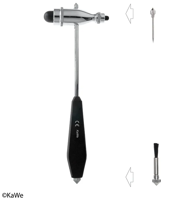Reflexhammer nach Troemner, schwer, mit schwarzem Kunststoffgriff Reflexhammer nach Troemner, schwer, mit schwarzem Kunststoffgriff