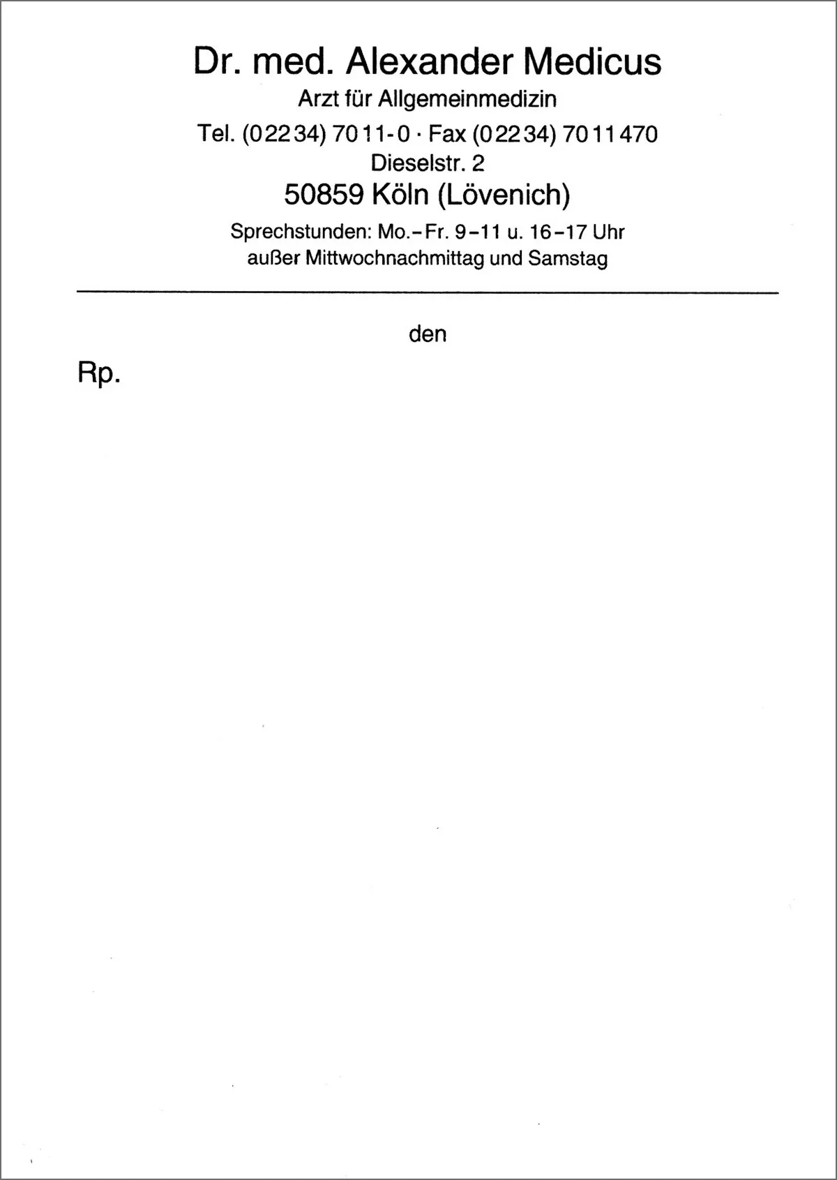 Privatrezepte A6 hoch, weiß (geblockt) Privatrezepte A6 hoch, weiß (geblockt)
