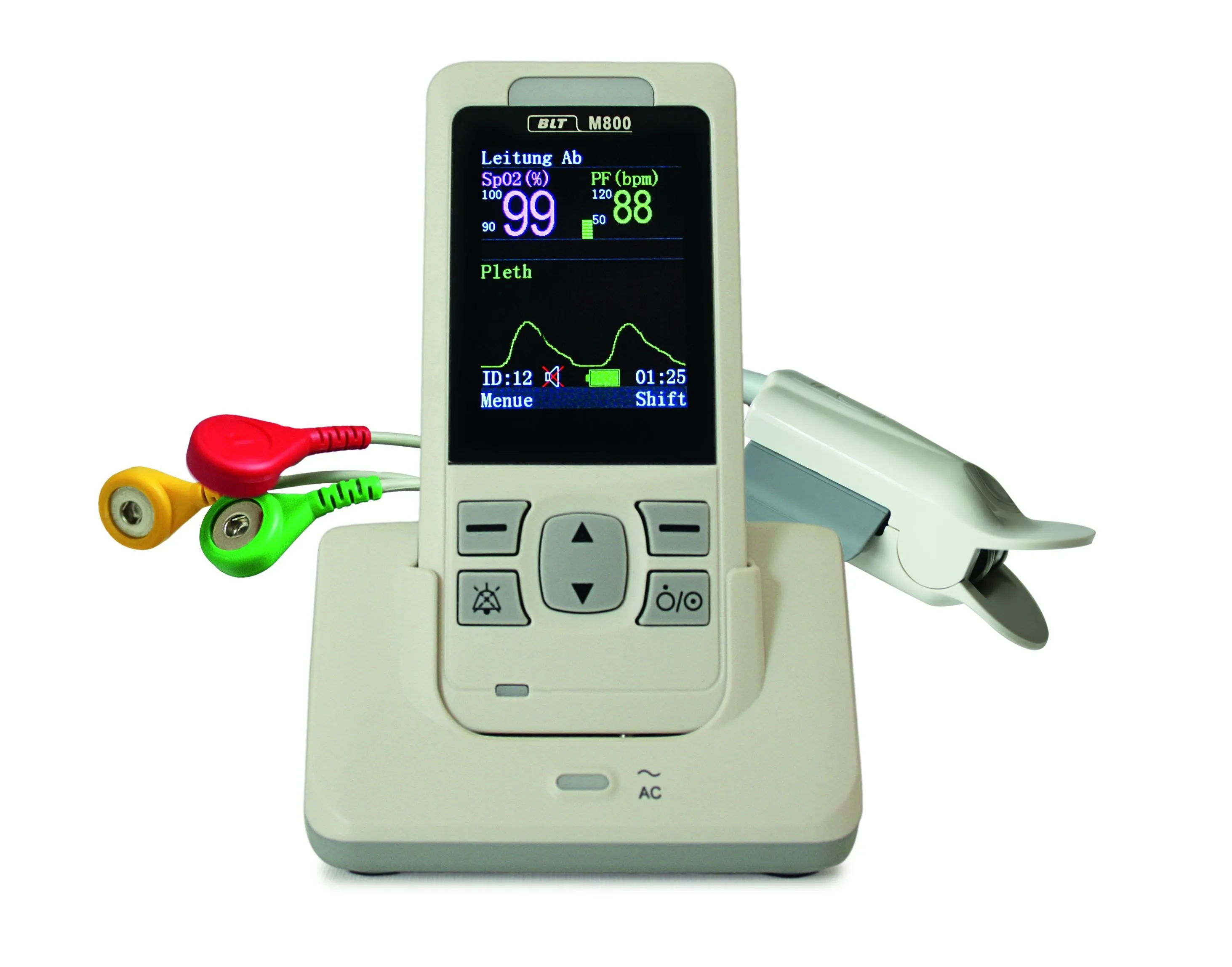 Hand-Pulsoximeter M800 mit EKG Hand-Pulsoximeter M800 mit EKG