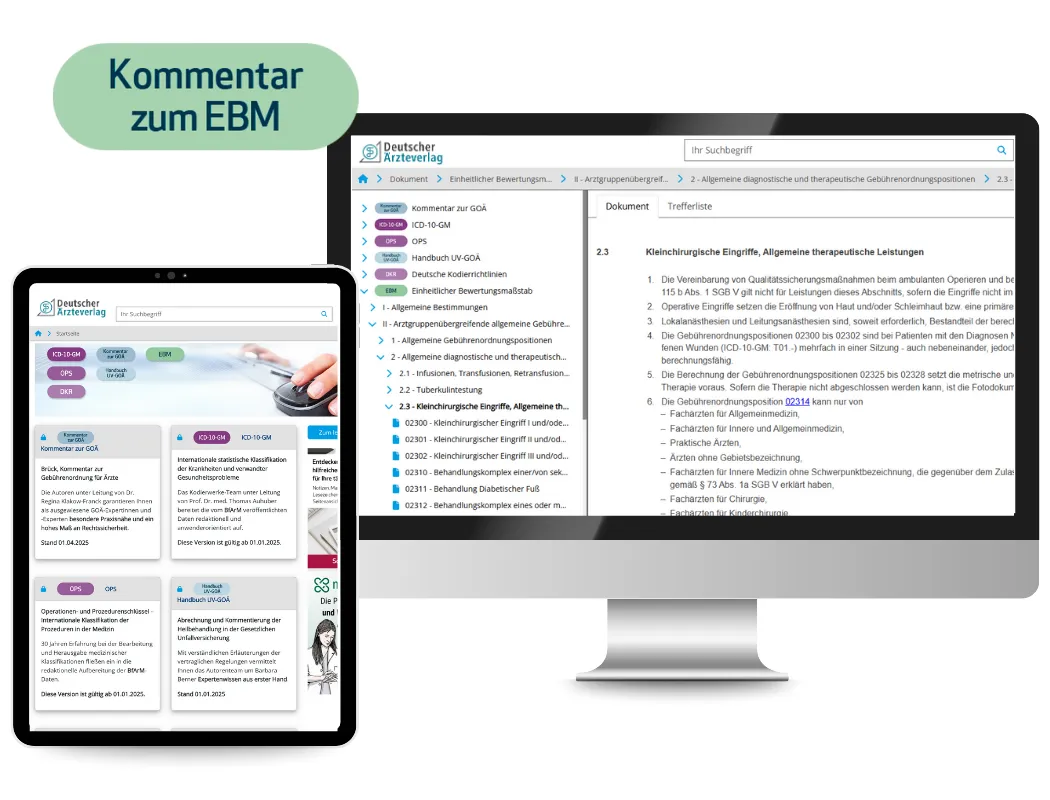 Kommentar zum EBM - Online-Version Kommentar zum EBM - Online-Version