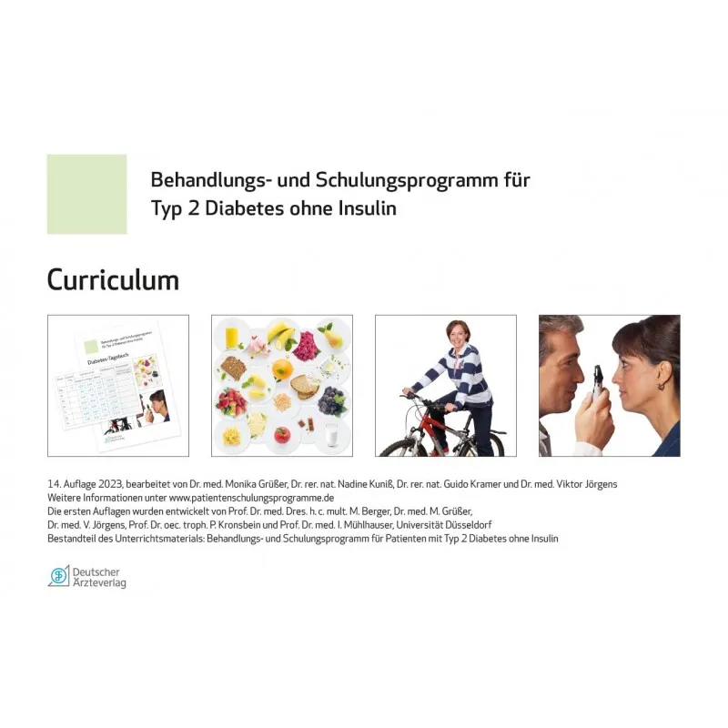 Curriculum Therapie ohne Insulingabe - zum Download Curriculum Therapie ohne Insulingabe - zum Download