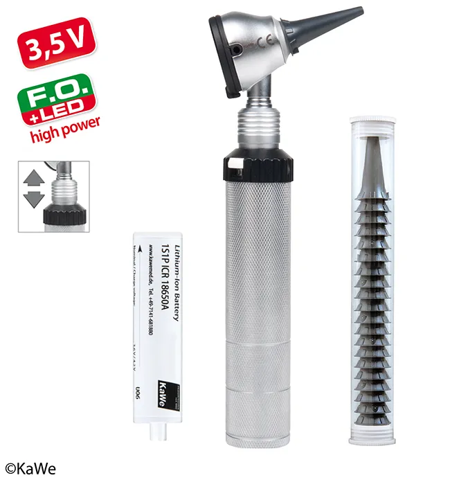 KaWe EUROLIGHT F.O. 30 Otoskop, LED, 3,5 V, Griff C KaWe EUROLIGHT F.O. 30 Otoskop, LED, 3,5 V, Griff C