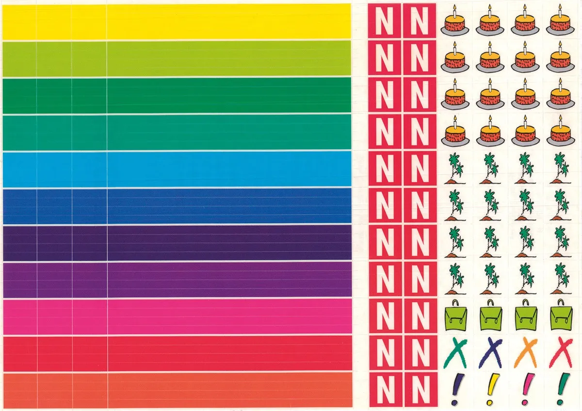 Ersatz Sticker Wandplaner Ersatz Sticker Wandplaner