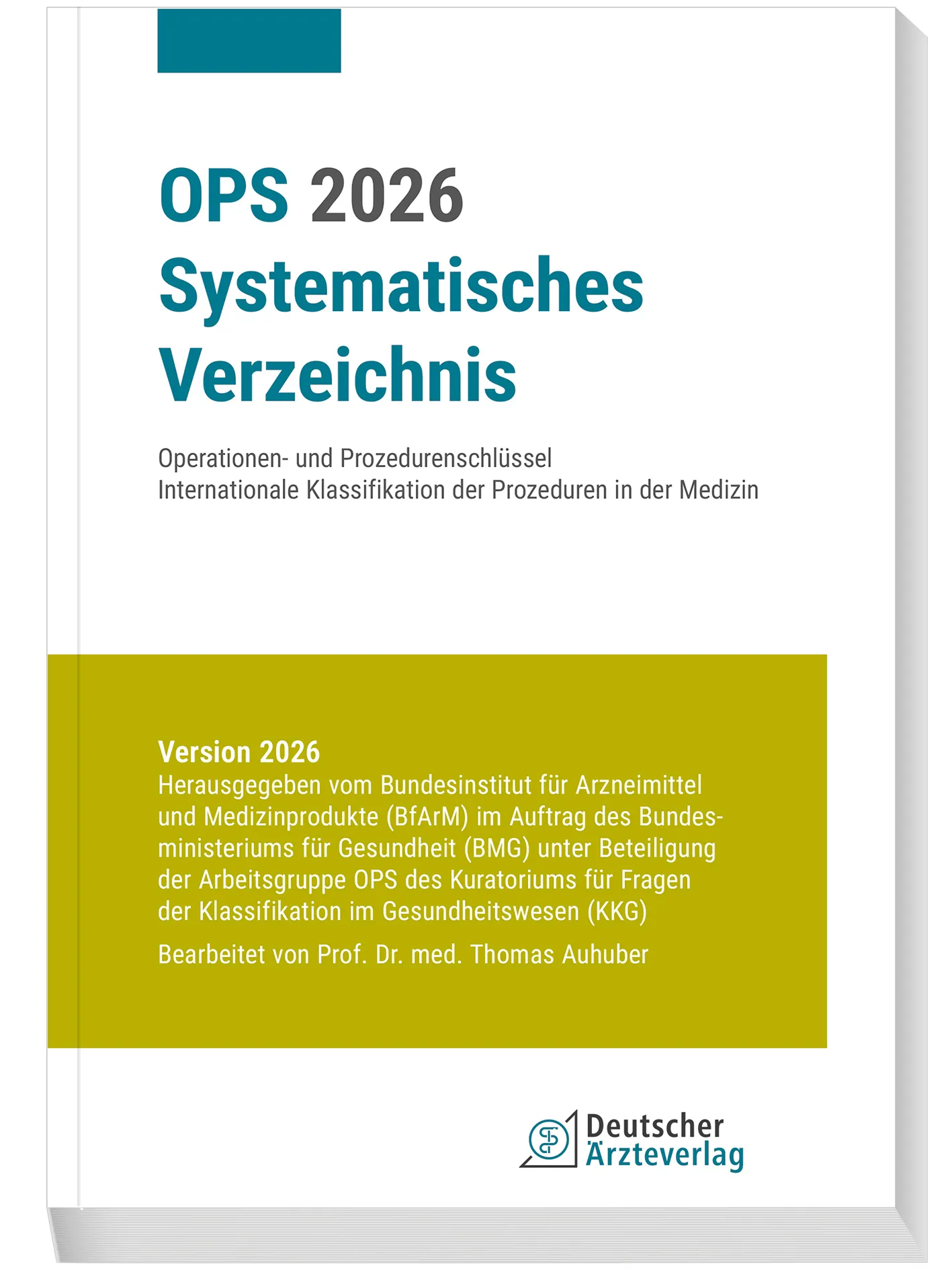 OPS Systematisches Verzeichnis 2026 OPS Systematisches Verzeichnis 2026