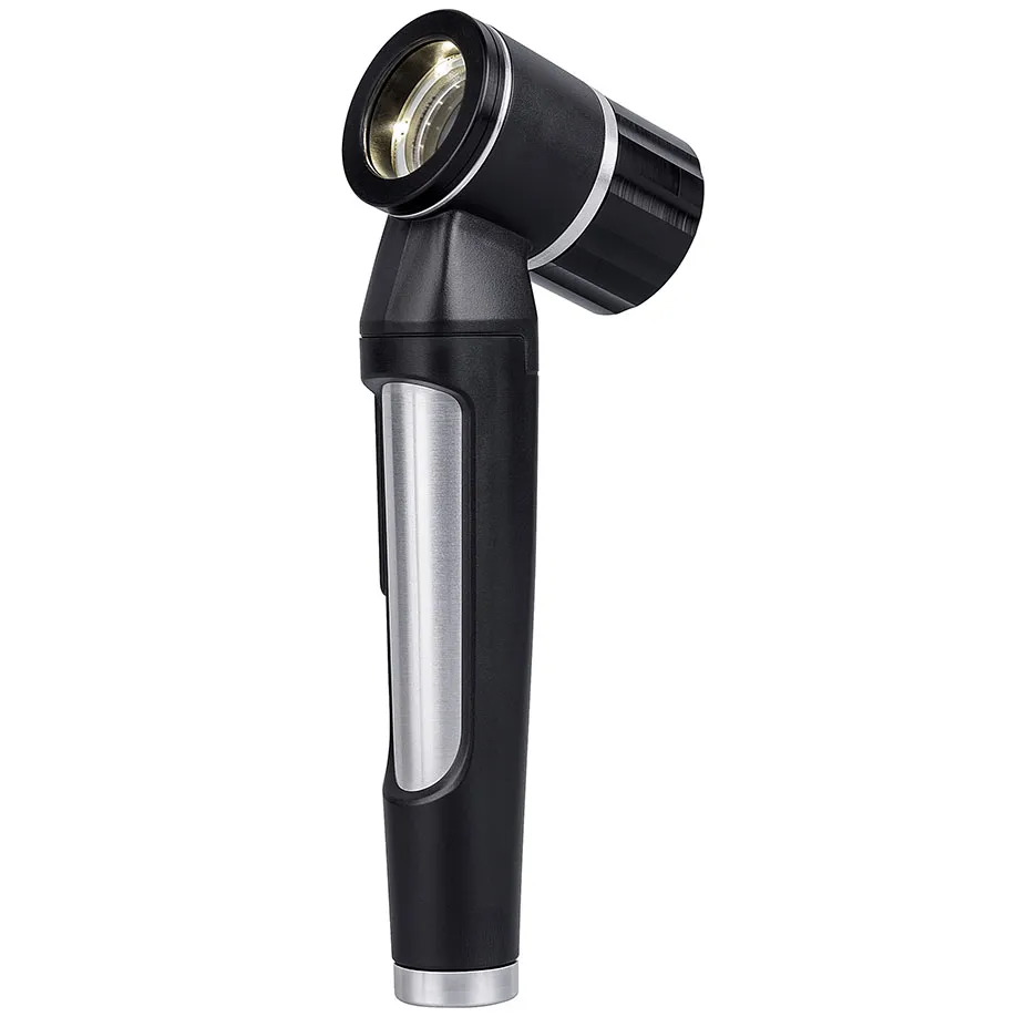 LuxaScope Dermatoskop LED 2,5 V, schwarz, Kontaktscheibe mit Skala LuxaScope Dermatoskop LED 2,5 V, schwarz, Kontaktscheibe mit Skala