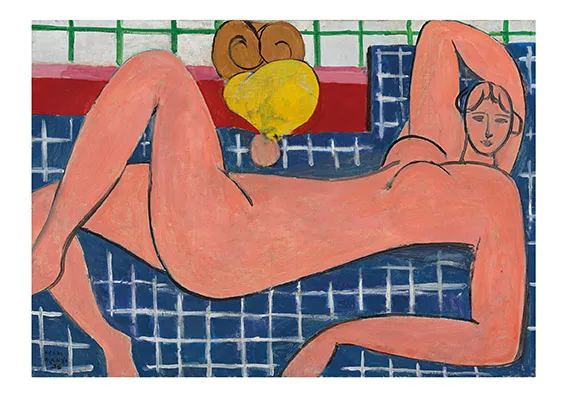 Matisse, Großer liegender Akt (Rosafarbener Akt), 1935 Matisse, Großer liegender Akt (Rosafarbener Akt), 1935