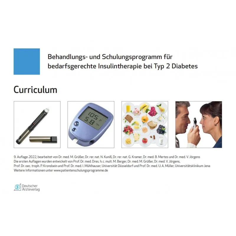 Curriculum Bedarfsgerechte Insulintherapie - zum Download Curriculum Bedarfsgerechte Insulintherapie - zum Download