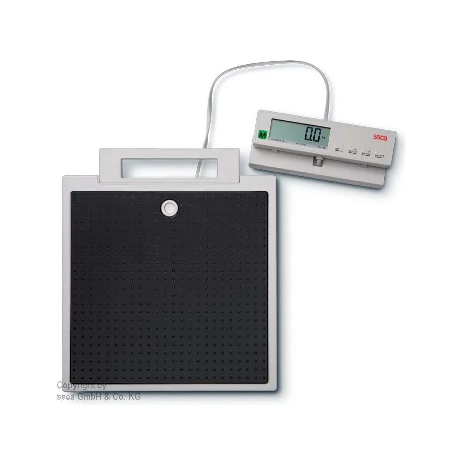 Elektronische Flachwaage seca 899 mit Kabelfernanzeige, geeicht Elektronische Flachwaage seca 899 mit Kabelfernanzeige, geeicht
